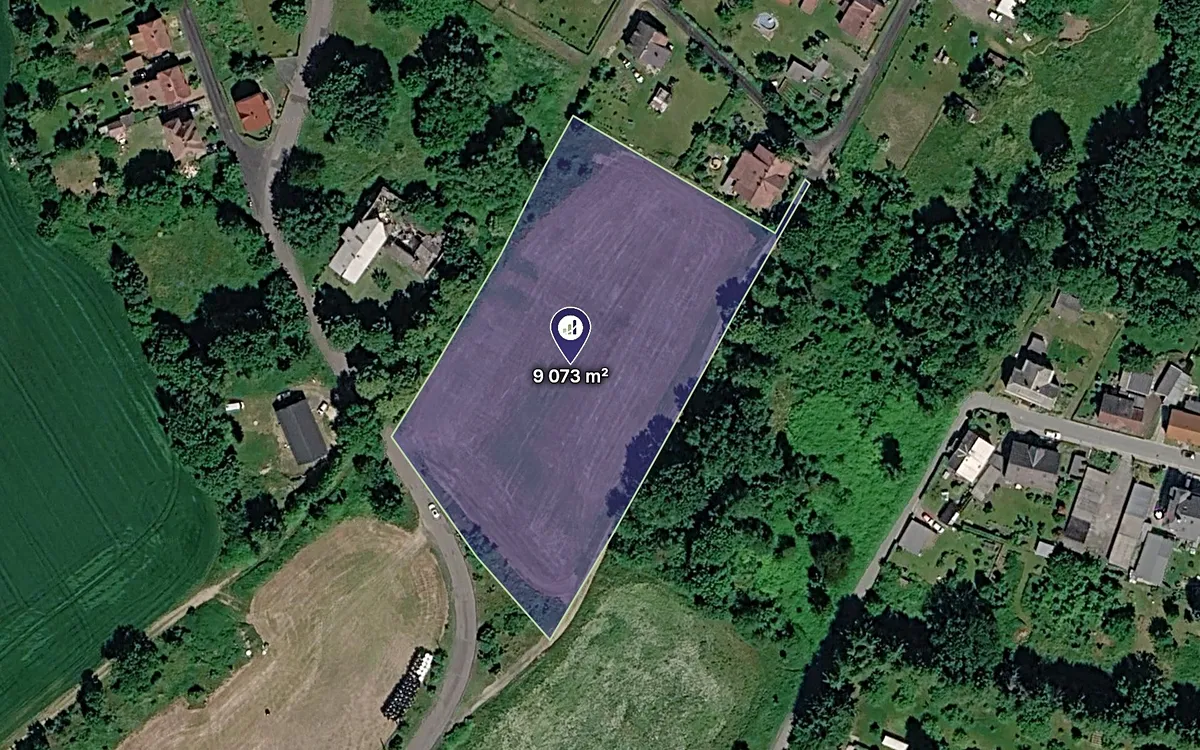 Prodej stavebního pozemku 9073 m²