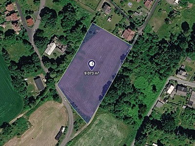 Prodej  stavebního pozemku 9 073 m²