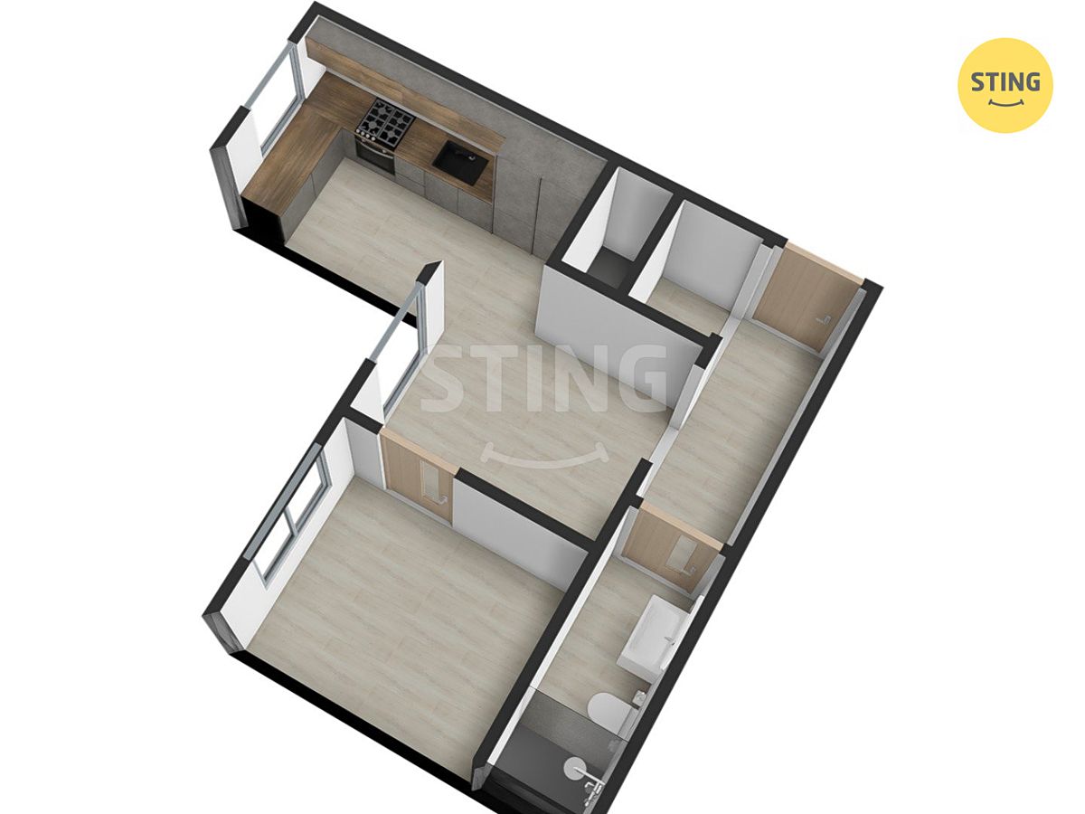 Prodej bytu 2+kk 41 m² – fotografie 3