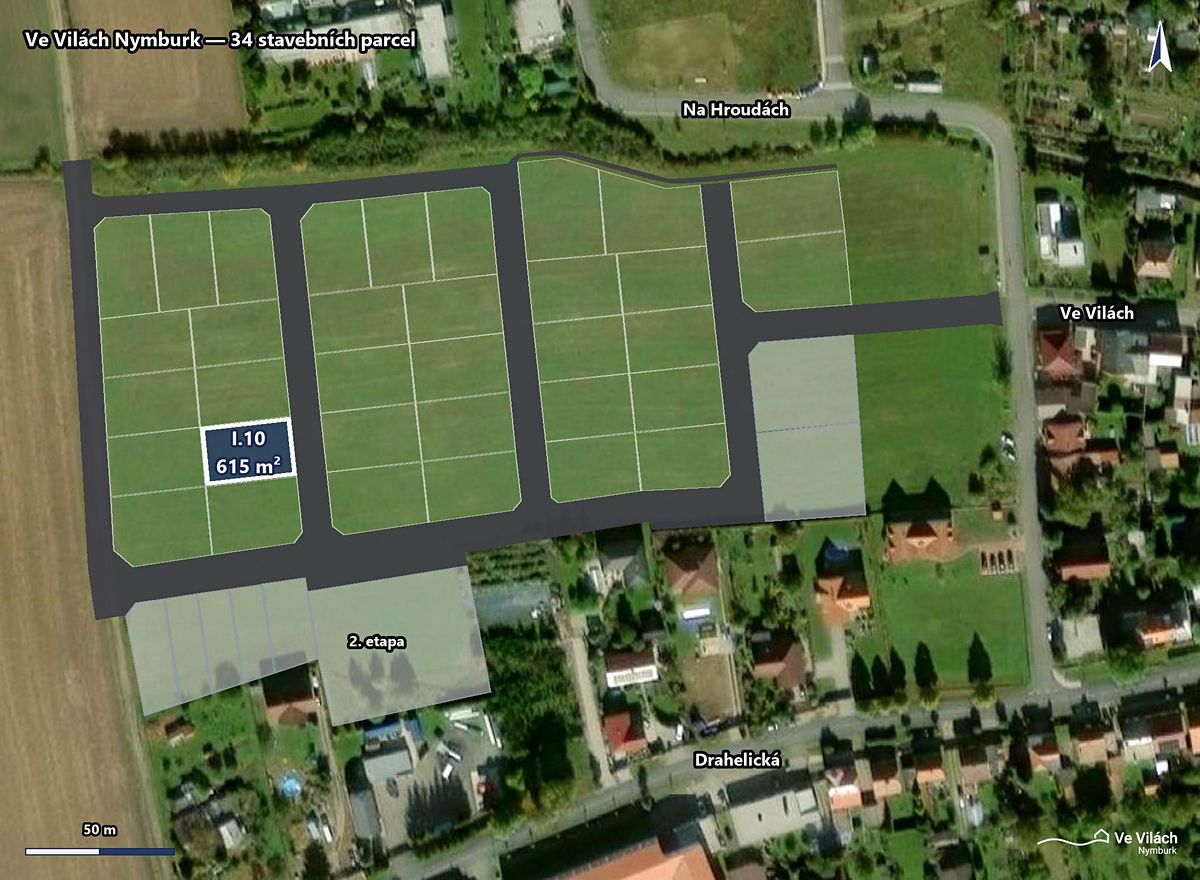 Prodej stavebního pozemku 615 m² – fotografie 2