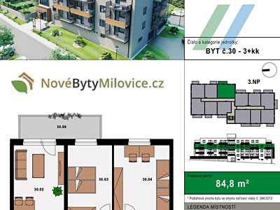 Квартира 3+kk на продаж, 86 м² (2 з 12)