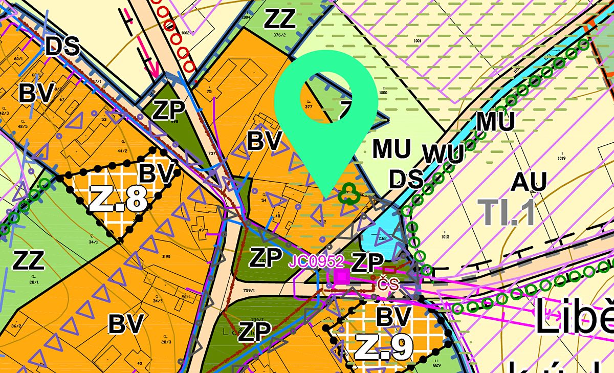 Prodej stavebního pozemku 1200 m²