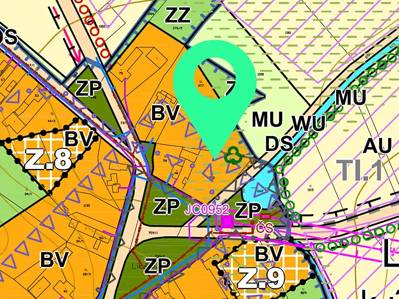Prodej stavebního pozemku 1200 m², Češov – náhled fotky 1