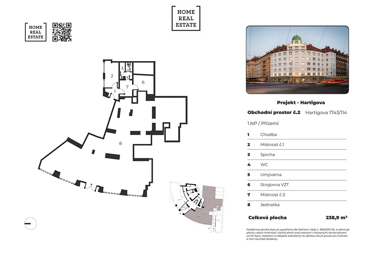 Prodej obchodního prostoru 239 m² – fotografie 2