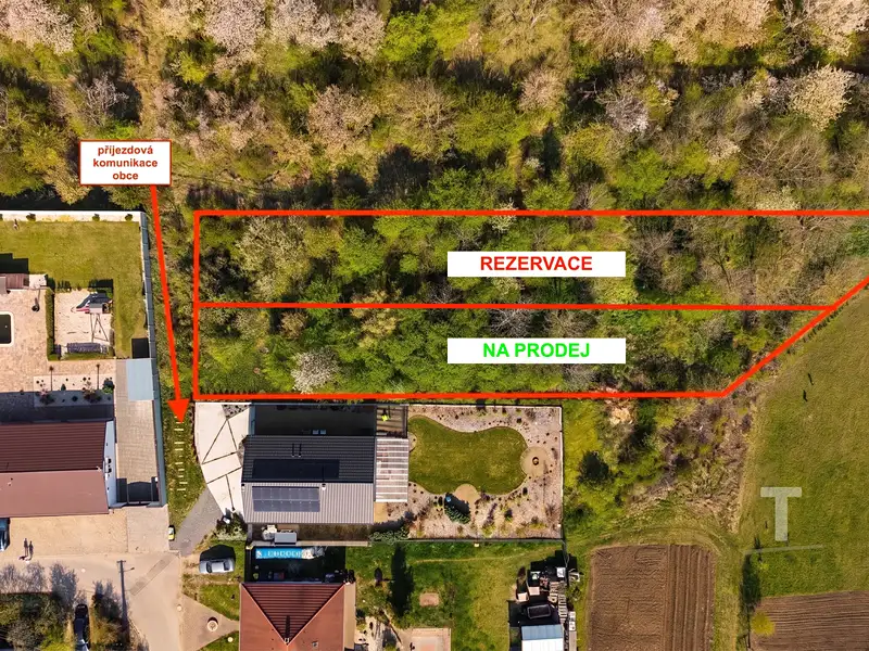 Prodej stavebního pozemku 940 m², Drnholec – náhled fotky 1