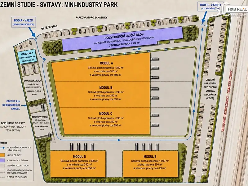 Prodej komerčního pozemku 1240 m², Svitavy – náhled fotky 1