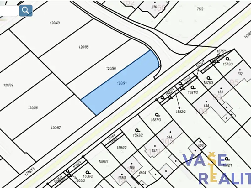 Prodej stavebního pozemku 566 m², Holešov – náhled fotky 2