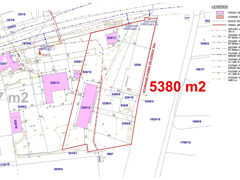 Prodej komerčního pozemku 5380 m², Svitavy – náhled fotky 2