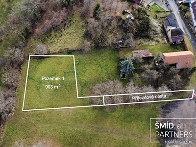 Prodej  stavebního pozemku 903 m²