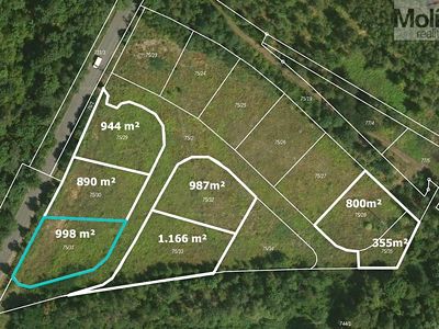 Prodej stavebního pozemku 998 m²