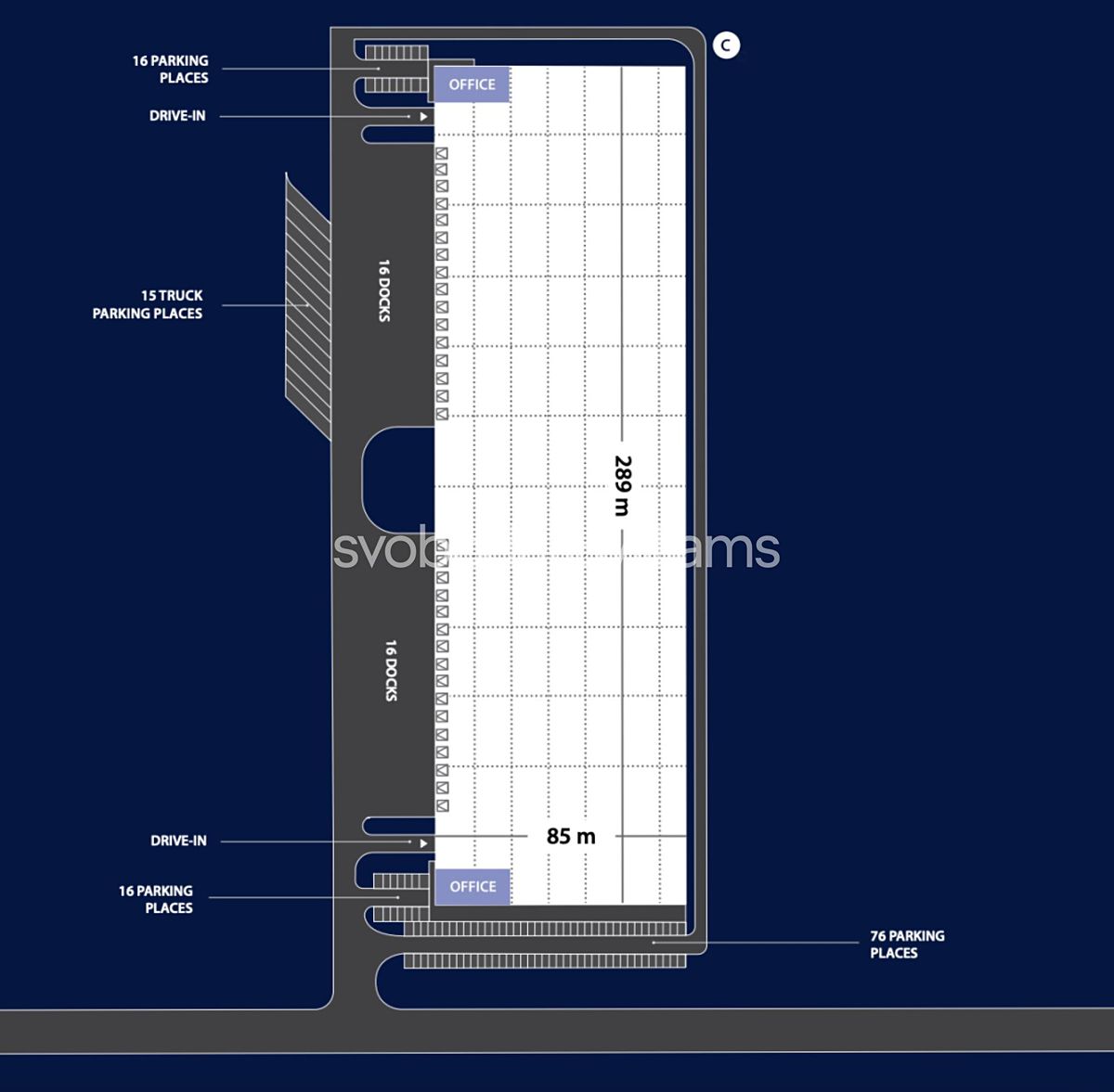 Pronájem výrobní haly, prostoru 24415 m² – fotografie 5