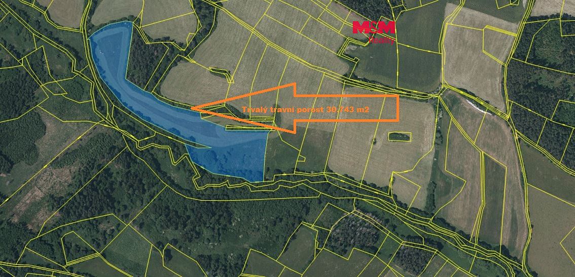 Prodej louky 33748 m², Hoslovice – fotka 1 z 3