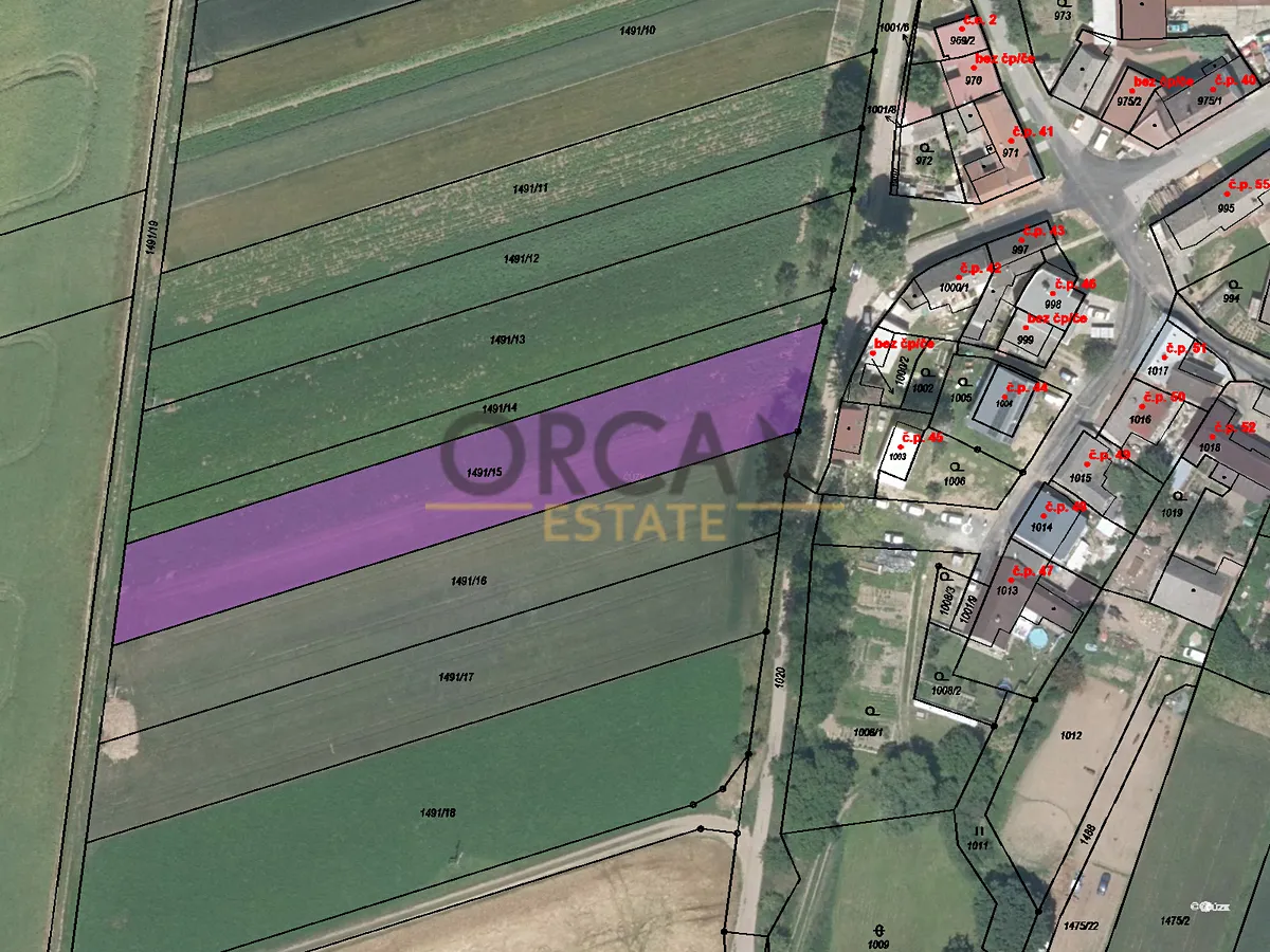 Prodej stavebního pozemku 2682 m²