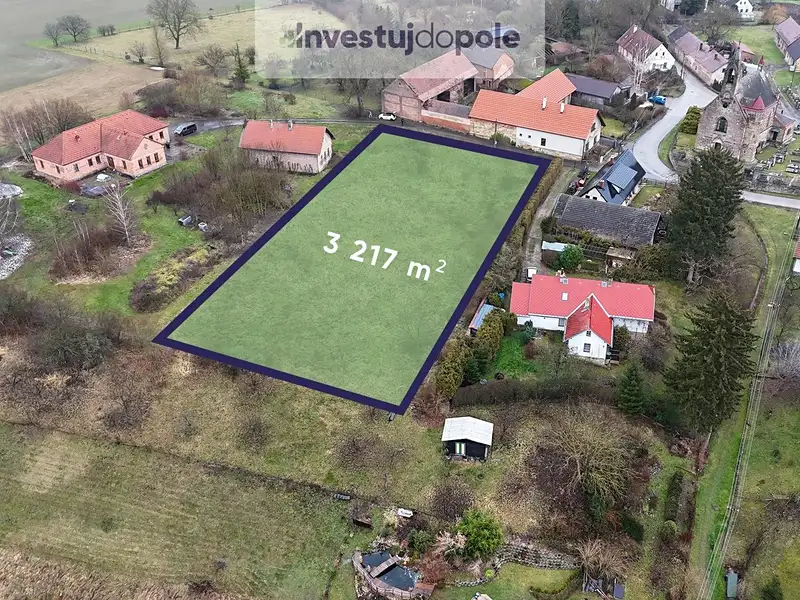 Prodej stavebního pozemku 3217 m², Svatojanský Újezd – náhled fotky 1