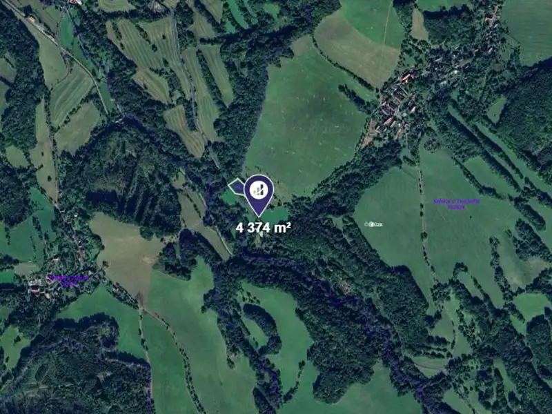 Prodej pozemku 4374 m², Lovečkovice – náhled fotky 2