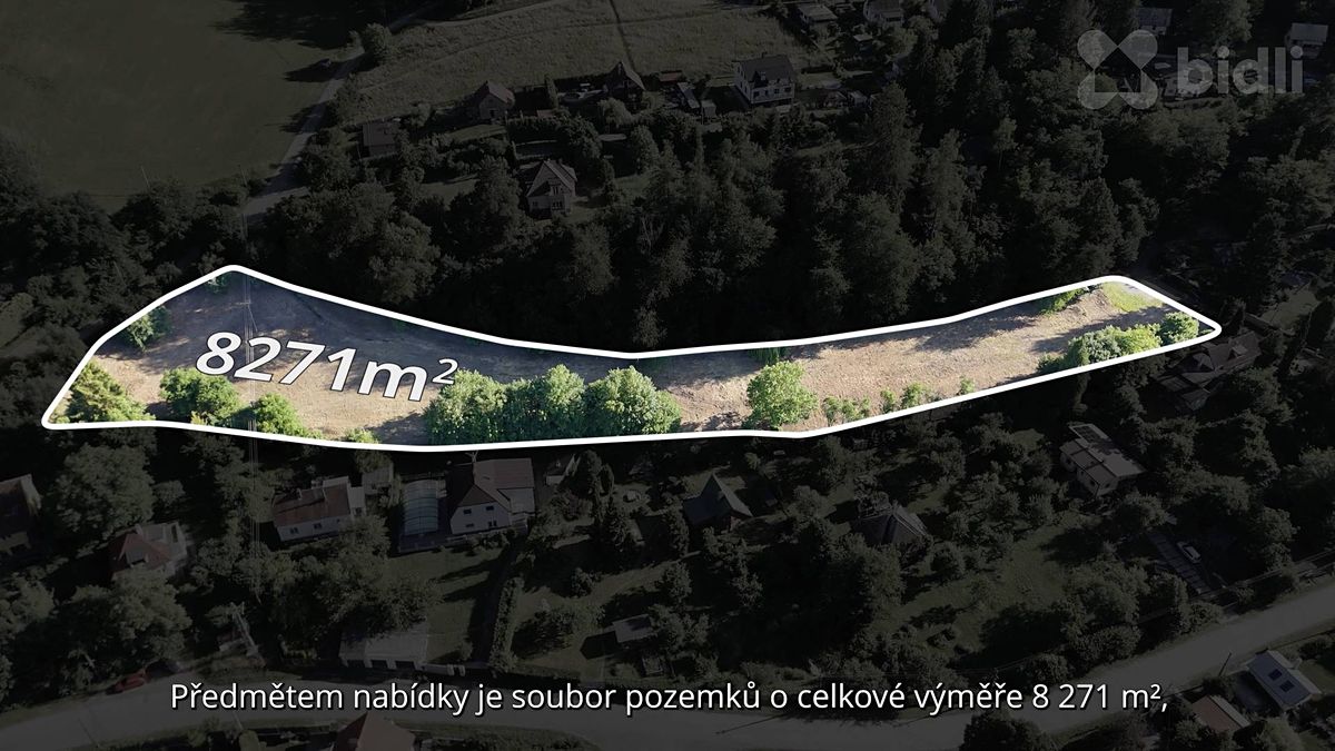 Prodej stavebního pozemku 8271 m² – fotografie 3