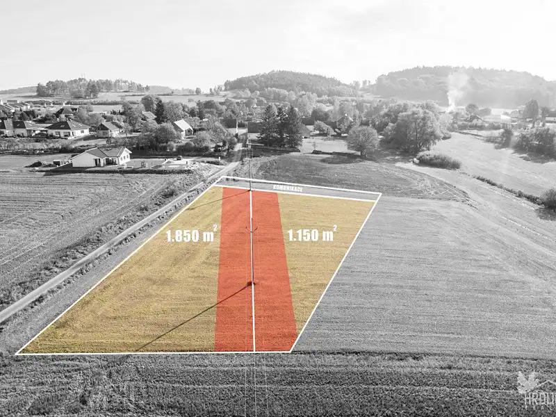 Prodej stavebního pozemku 1150 m², Radomyšl – náhled fotky 1