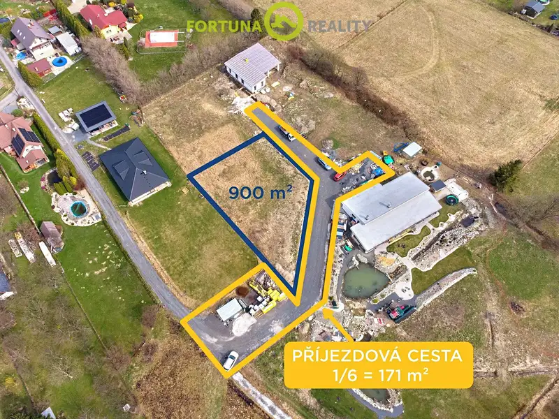 Prodej stavebního pozemku 1071 m², Veřovice – náhled fotky 1