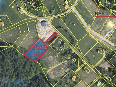 Prodej stavebního pozemku 2525 m²
