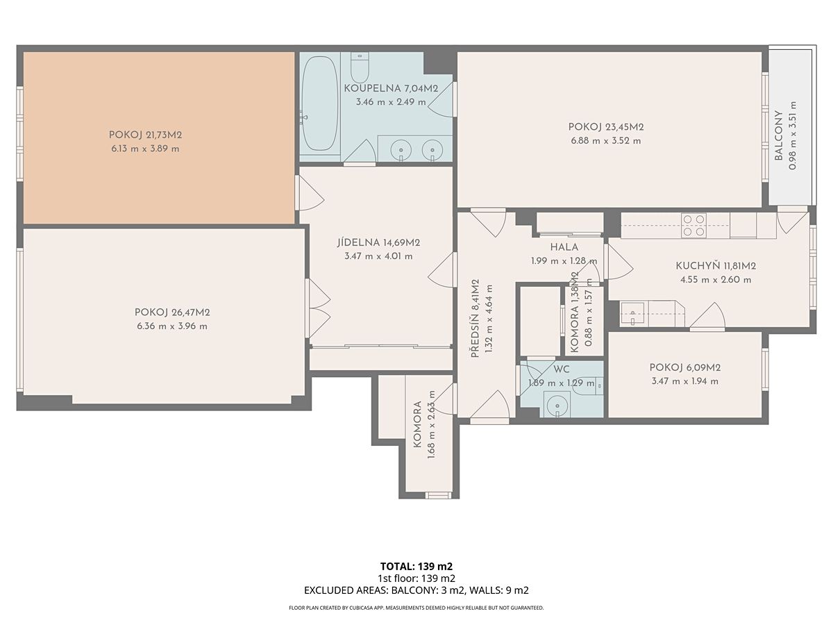 Prodej bytu 4+1 124 m² – fotografie 4