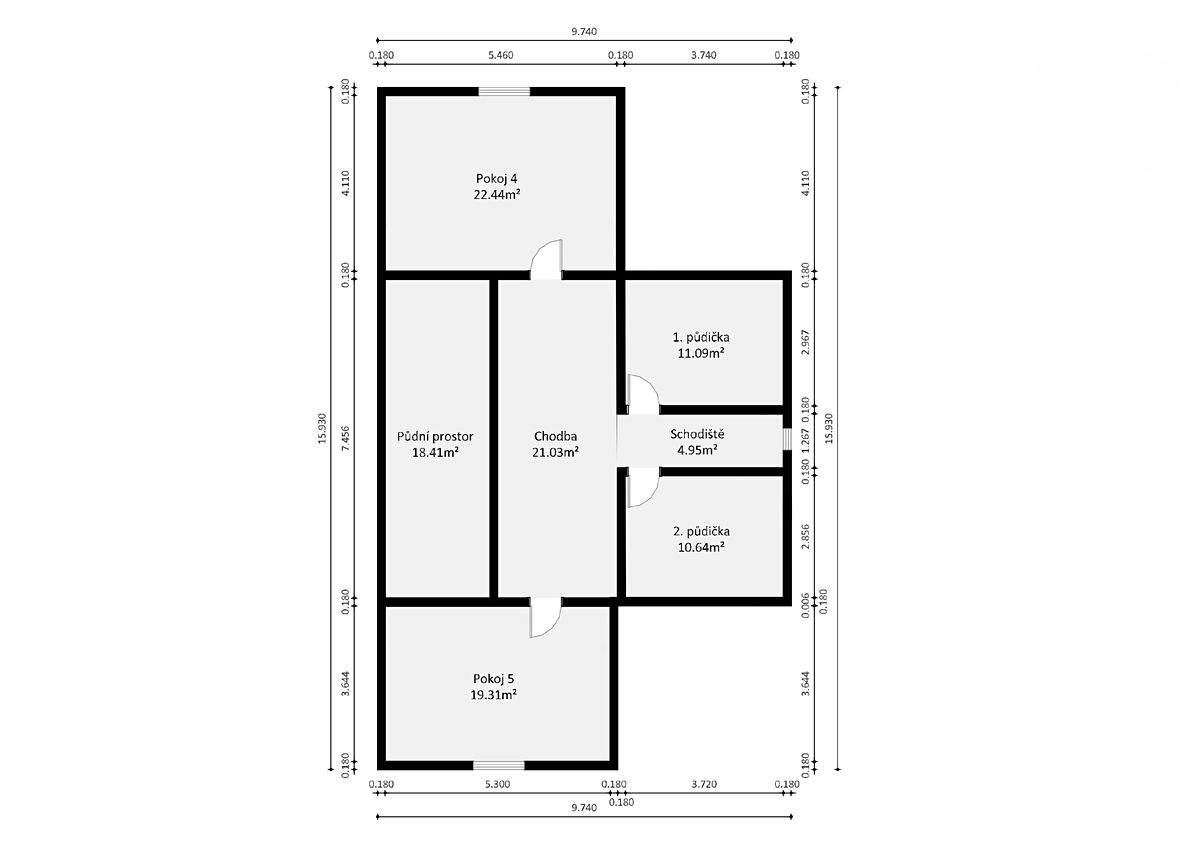 Prodej rodinného domu 250 m², pozemek 551 m² – fotografie 3