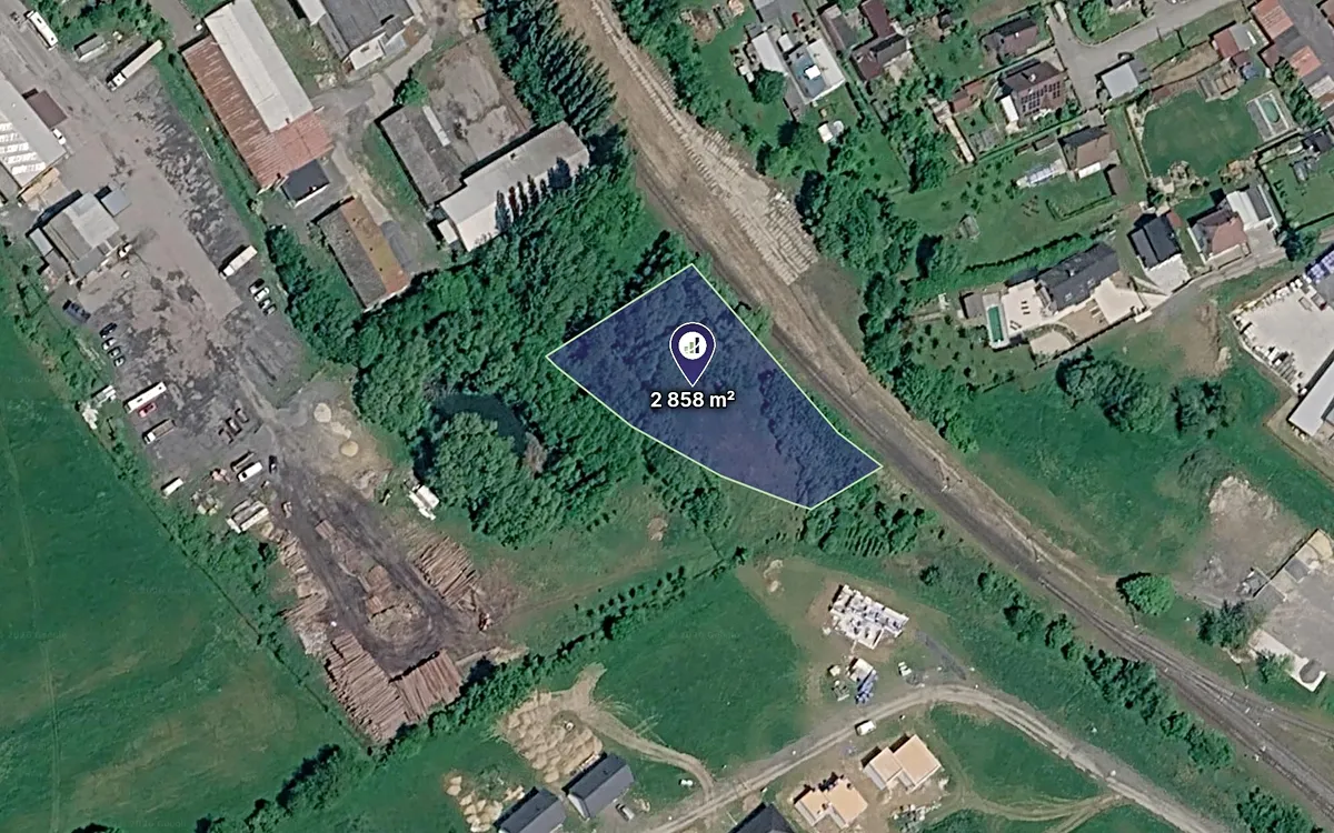 Prodej pozemku 2858 m²
