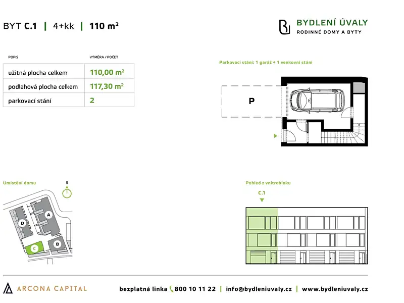 Prodej bytu 4+kk 117 m², Úvaly – náhled fotky 2