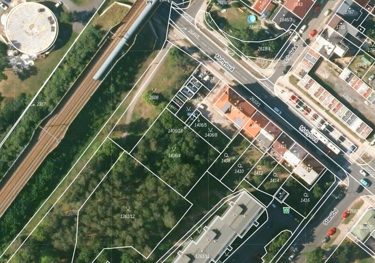 Prodej stavebního pozemku 1080 m² – fotografie 2