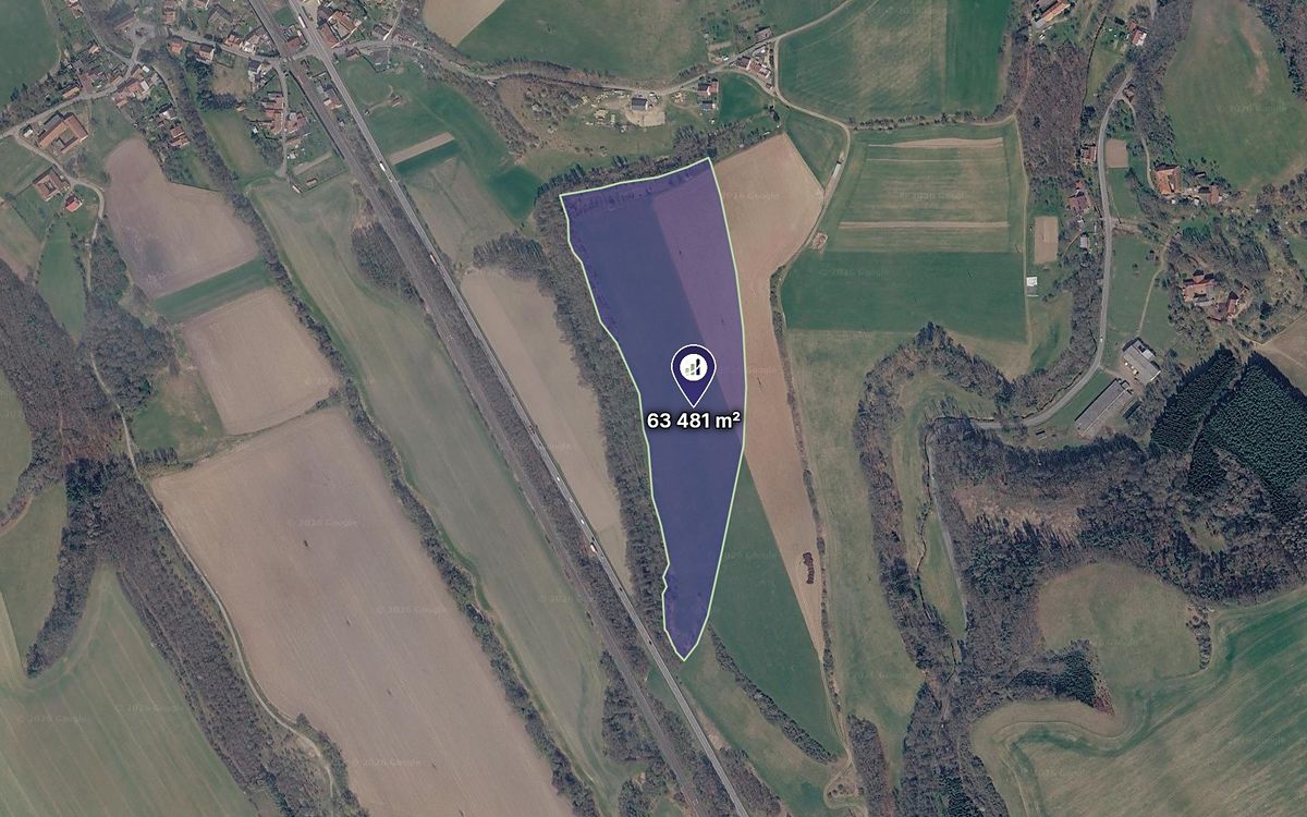 Prodej pole 63481 m², Skrchov – fotka 1 z 3