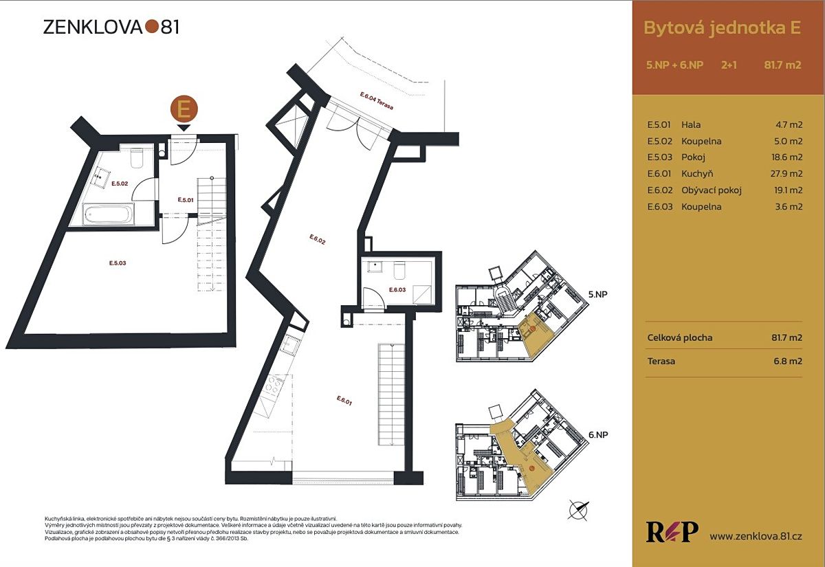 Prodej bytu 2+1 81 m² – fotografie 4