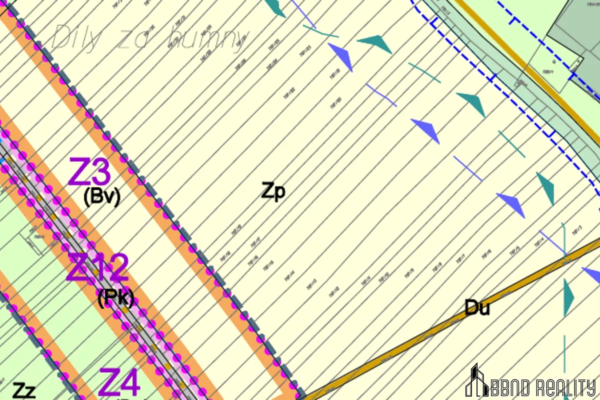 Prodej stavebního pozemku 3803 m² — fotografie 11
