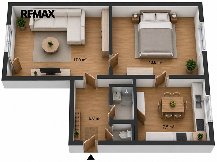 Prodej bytu 2+1, 56 m² (11 z 12)