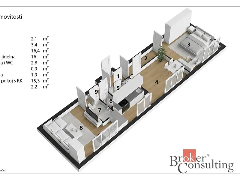 Prodej bytu 3+kk 61 m², Bartošovice v Orlických horách – náhled fotky 3