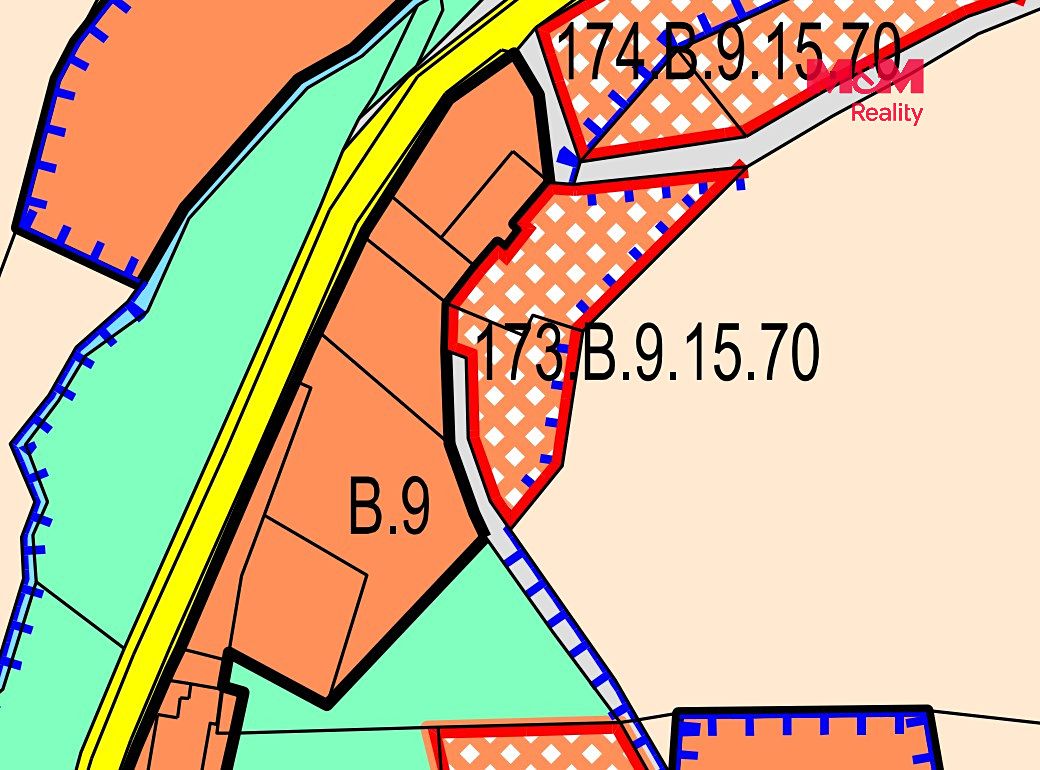 Prodej stavebního pozemku 861 m² – fotografie 3