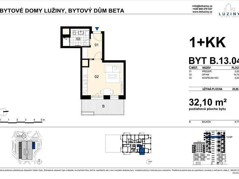 Prodej bytu 1+kk 32 m², Praha – náhled fotky 2