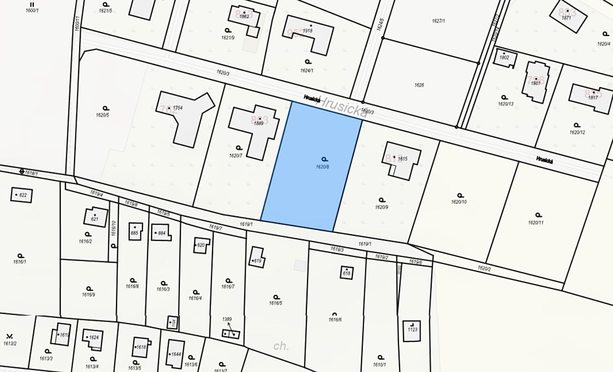 Pronájem stavebního pozemku 1651 m² – fotografie 2