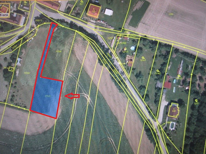 Prodej stavebního pozemku 1186 m²