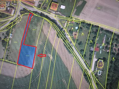Prodej stavebního pozemku 1186 m²
