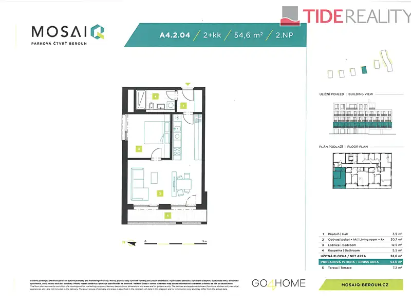 Prodej bytu 2+kk 62 m², Beroun – náhled fotky 3