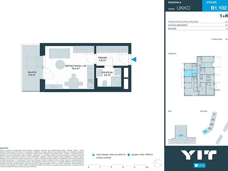 Prodej bytu 1+kk 25 m², Brno – náhled fotky 2