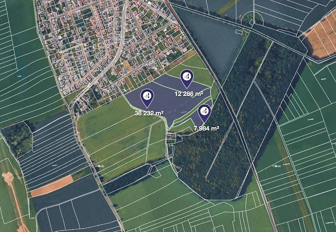 Prodej pole 58502 m²