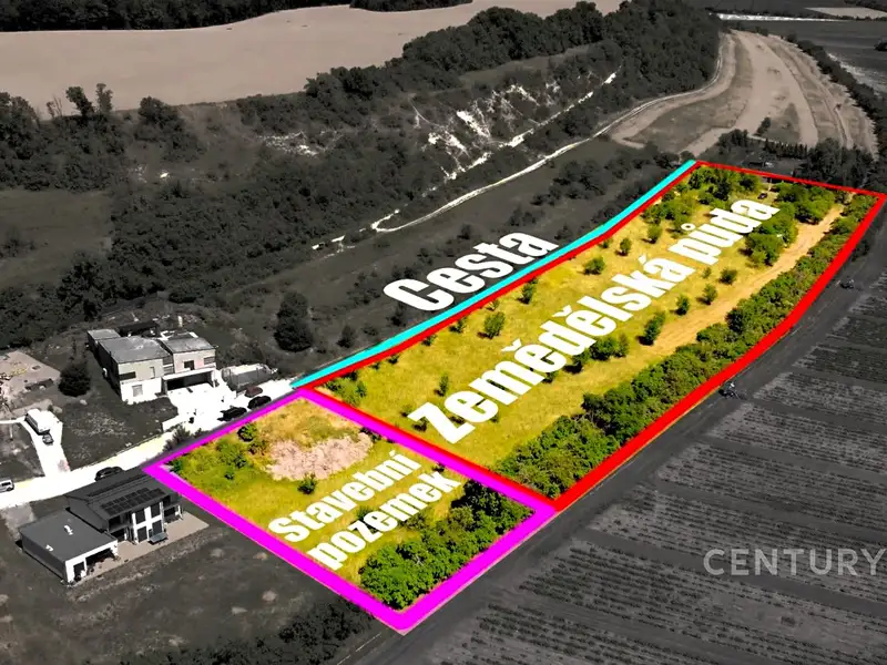 Prodej stavebního pozemku 1659 m², Přerov nad Labem – náhled fotky 1