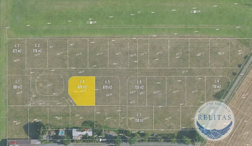 Prodej stavebního pozemku 870 m²