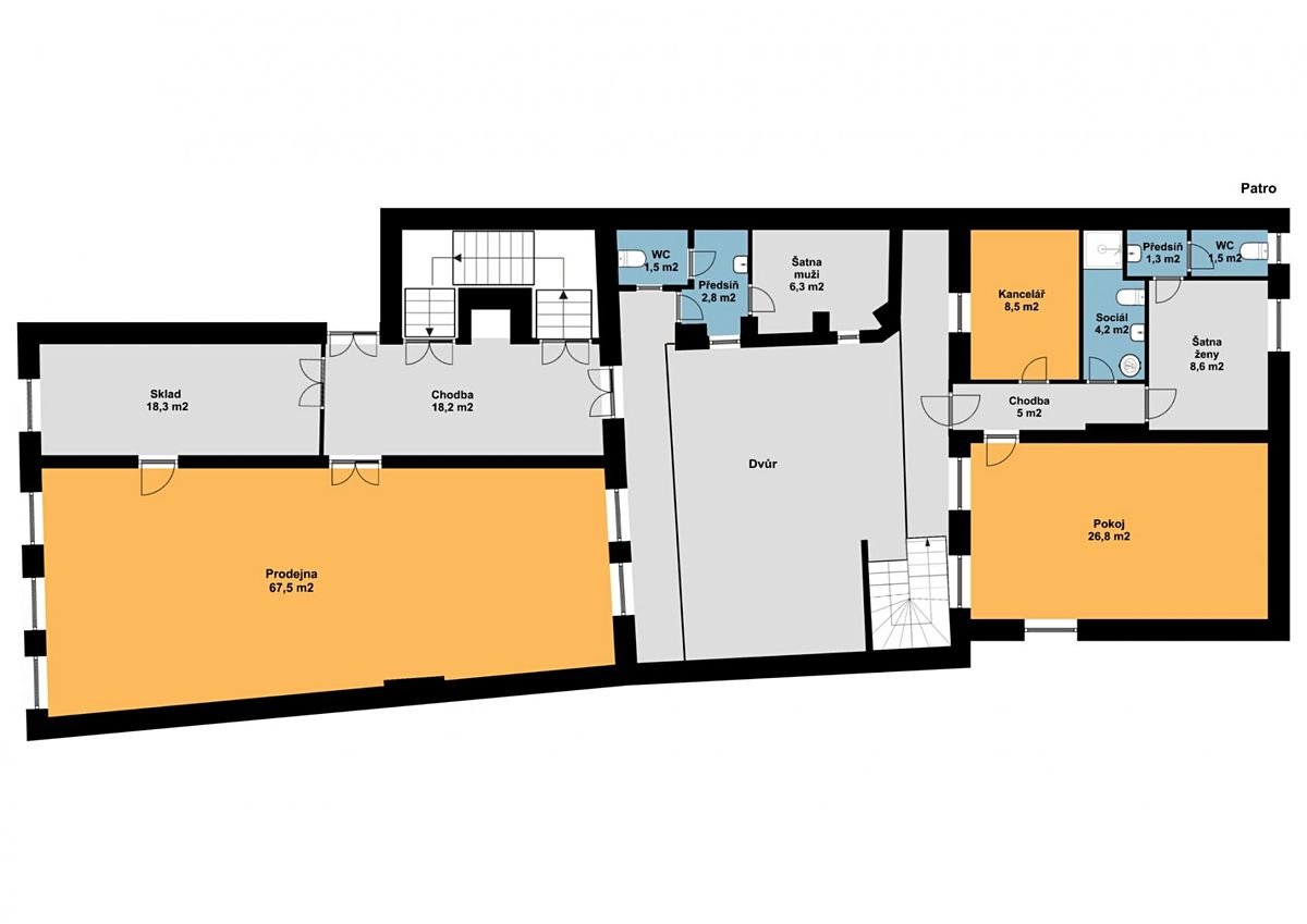 Prodej obchodního prostoru 200 m² – fotografie 3