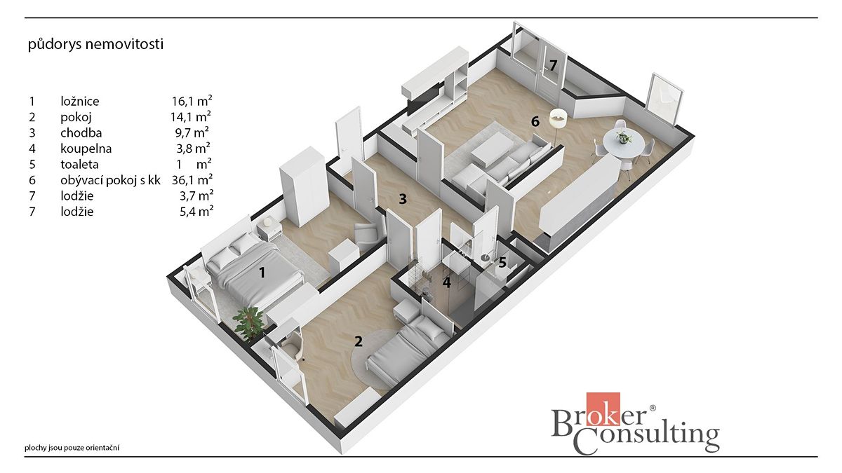 Prodej bytu 3+1 73 m² – fotografie 3