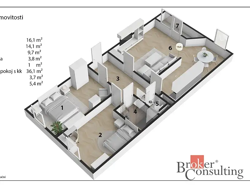 Prodej bytu 3+1 73 m², Lázně Bohdaneč – náhled fotky 3