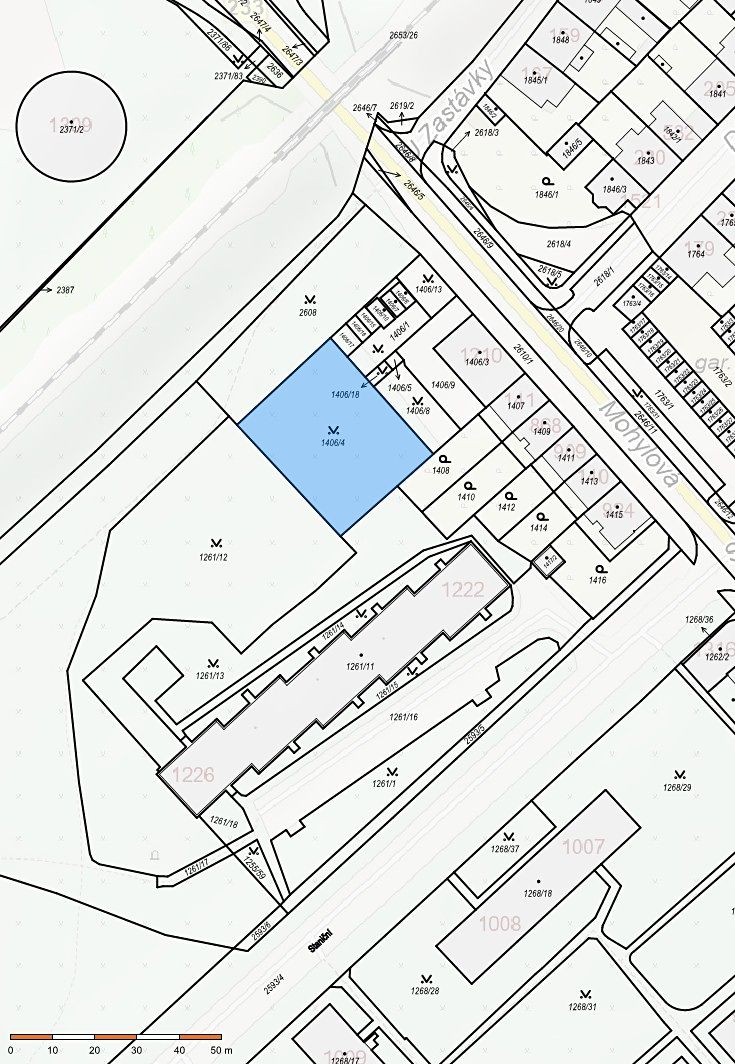 Prodej stavebního pozemku 1080 m² – fotografie 3