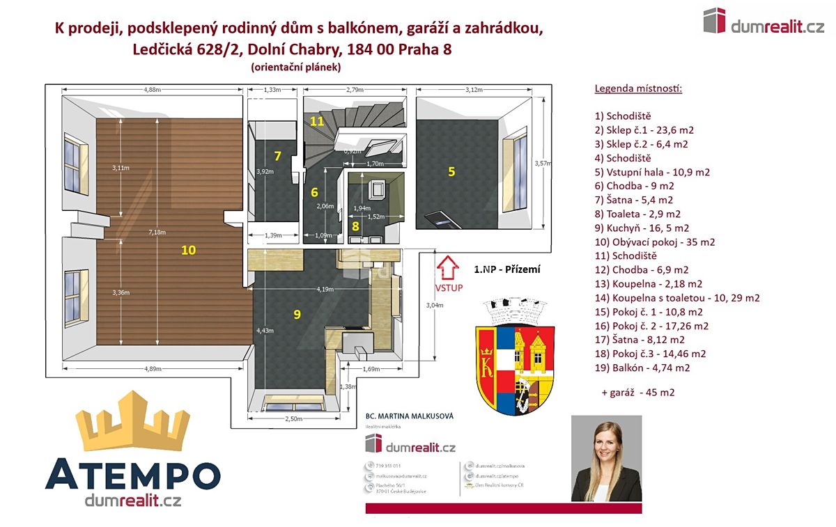 Prodej rodinného domu 224 m², pozemek 356 m² – fotografie 5
