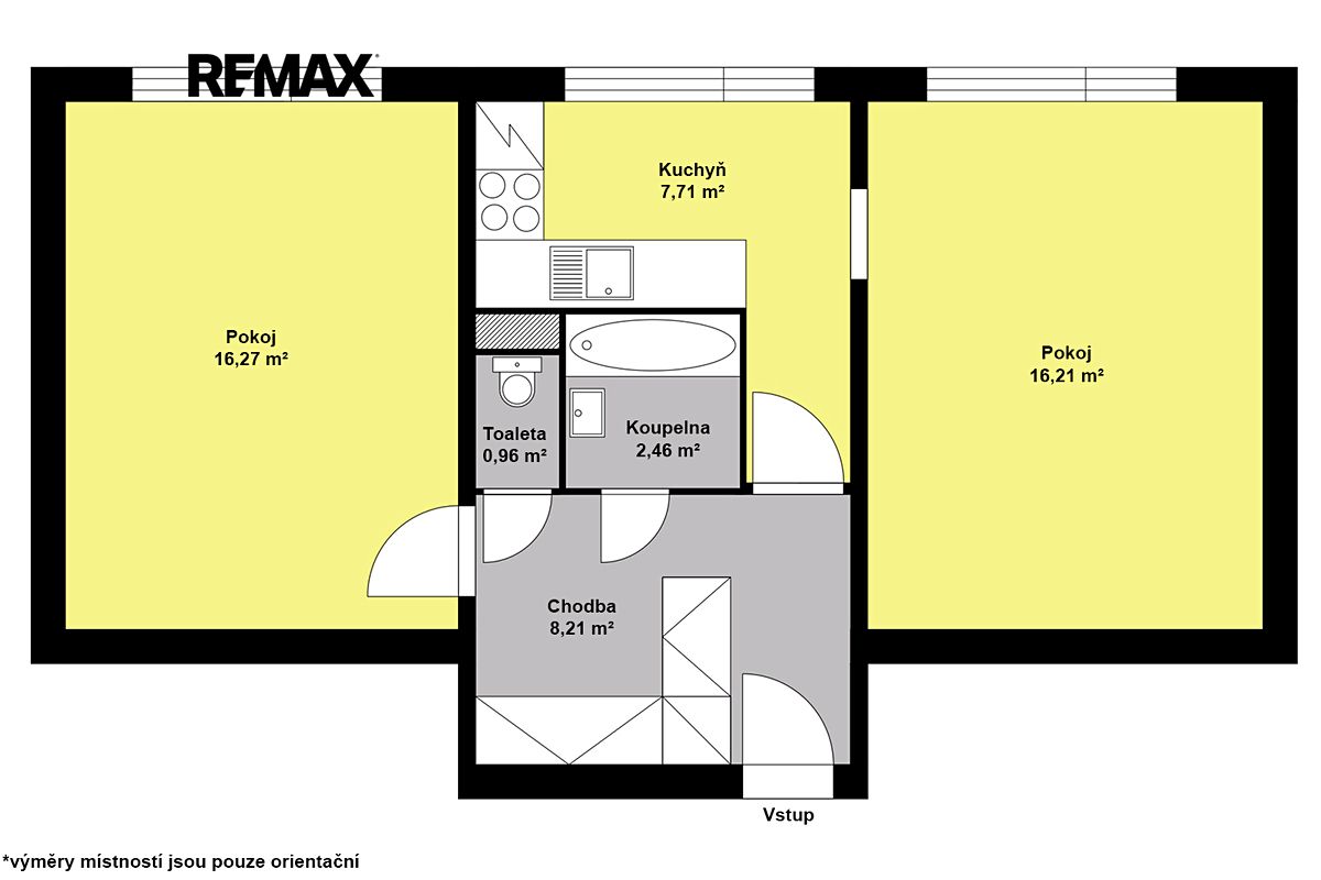Prodej bytu 2+1 50 m² – fotografie 2