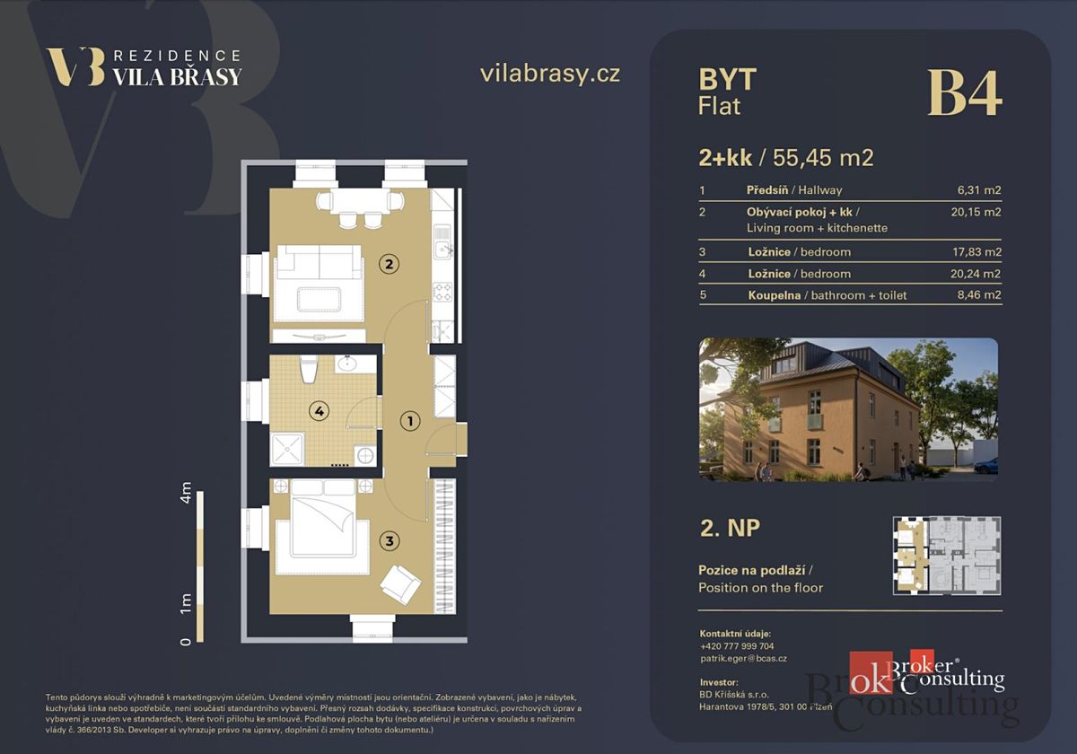 Prodej bytu 2+kk 57 m² – fotografie 2